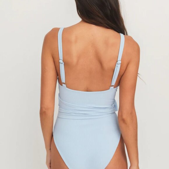 NWT: Citrine Swim Amelia Ribbed One Piece Sizes: Small and XL - Picture 5 of 10